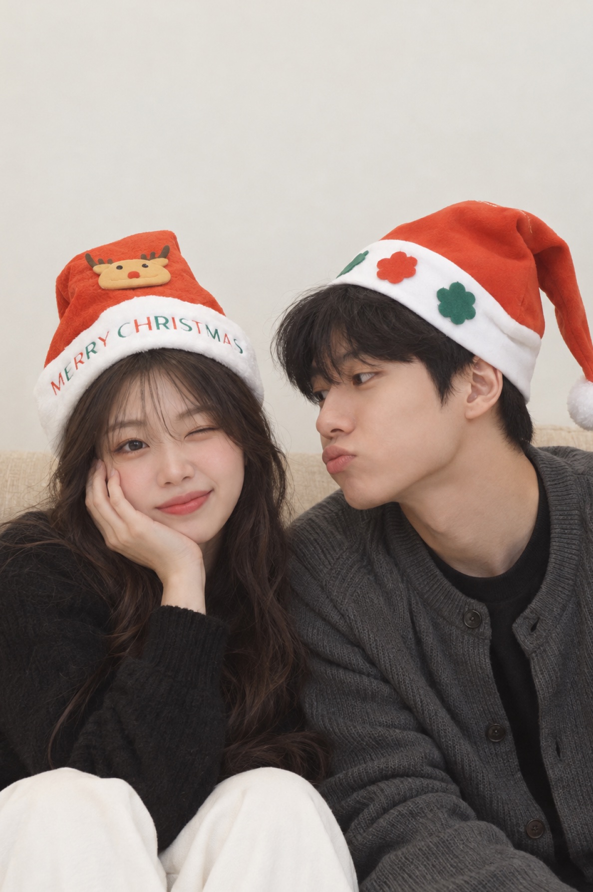 훅트스냅 스튜디오 커플 촬영 사진