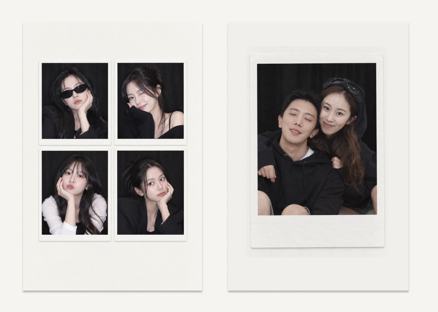 10월 MONTHLY CUT — 폴라로이드 컷 예시